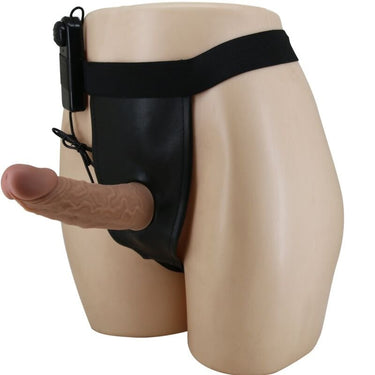 Imbracatura Strap-On in Silicone Morbido con Vibratore Potente